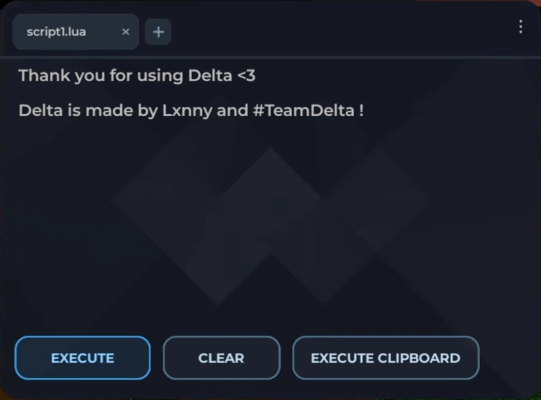 Interfaz VNG del ejecutor Delta